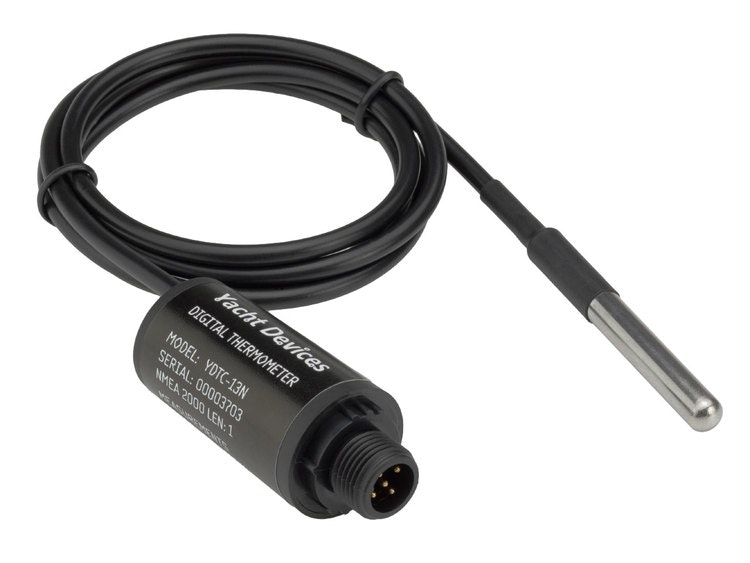 Yacht Devices YDTC-13NT - Digital thermometer for NMEA 2000, built-in termination