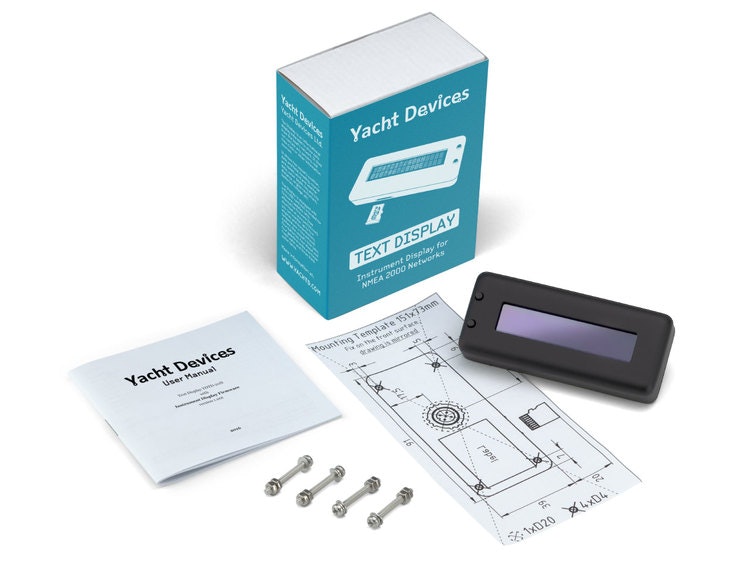 Yacht Devices YDTD-20N – NMEA 2000-Textanzeige