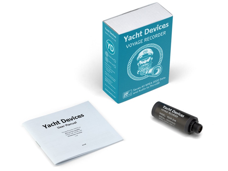 Yacht Devices - Voyage Recorder för NMEA 2000, spelar in NMEA 2000-data samt ljud