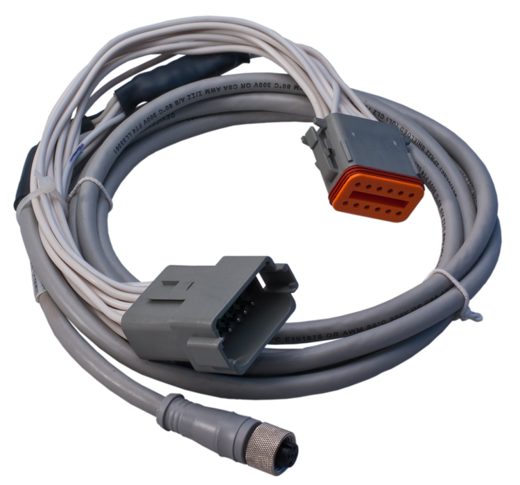  Maretron MCF-2M-D12 - Adapter Micro hun til Deutsche 12 pin, 2 M kabel til J2K100