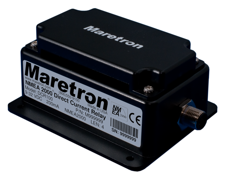 Maretron DCR100-01 - Relämodul för digital switching, 6 reläutgångar NMEA 2000