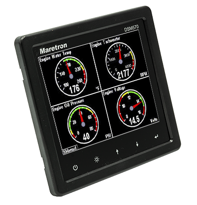  Maretron DSM570-01 - 5,7 tommer lys NMEA 2000 skærm med alarm