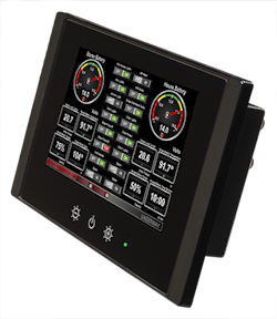 Maretron TSM810C-01 - 8 inch Control and monitoring screen for NMEA 2000. Touch screen. Including N2KView