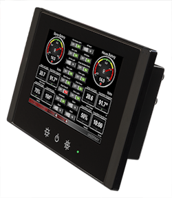 Maretron TSM810C-01 - 8tum Kontroll- och övervakningsskärm för NMEA 2000. Pekskärm. Inkl N2KView