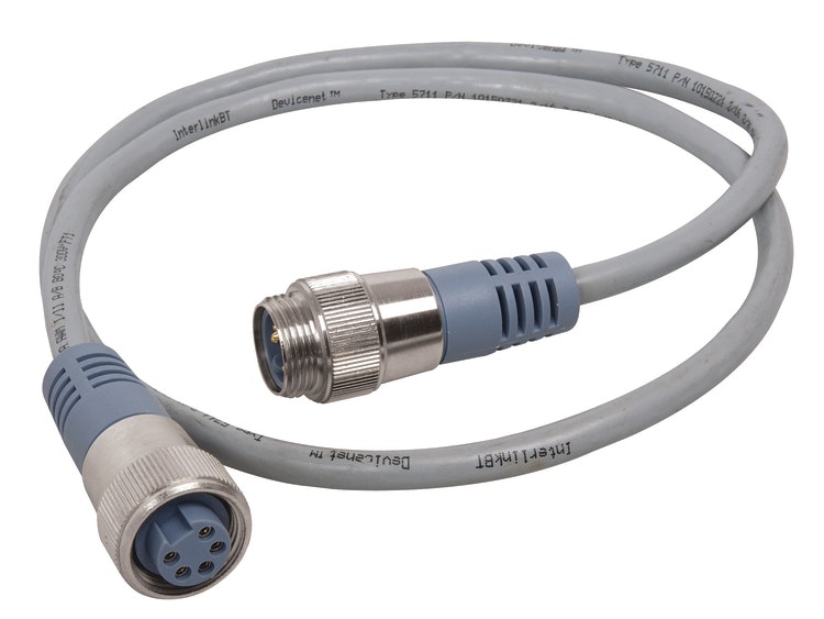  Maretron NM-NG1-NF-08.0 - MINI cable for NMEA 2000, 8.0 m Grey, male - female