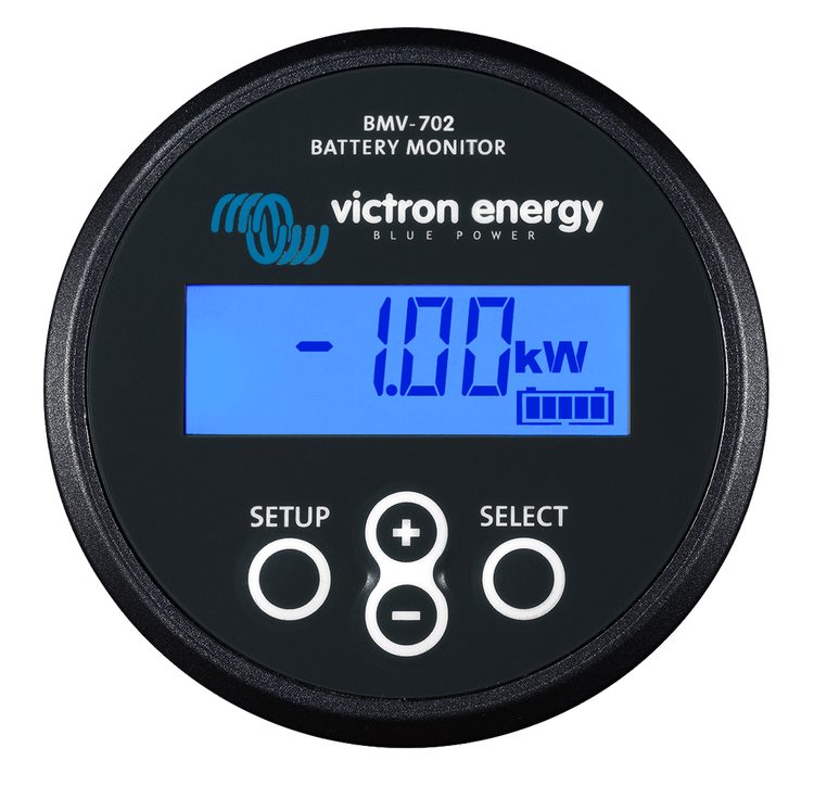  Victron Energy - BMV-702 Akkumonitori sisältää 500A shuntin, musta