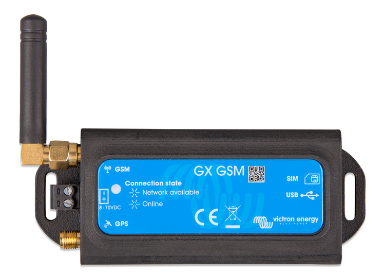 Victron Energy GSM100100100 - GX GSM. Stellt eine Verbindung zu einem Venus-Produkt her und sendet Daten an VRM