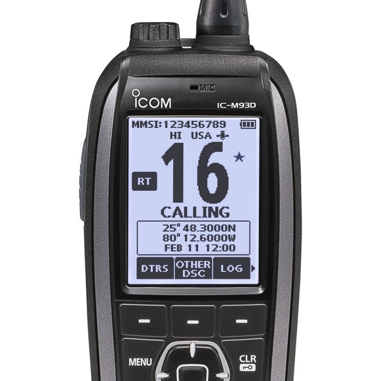  Icom 80393 - IC-M93D kannettava meriradio, jossa GPS ja DSC