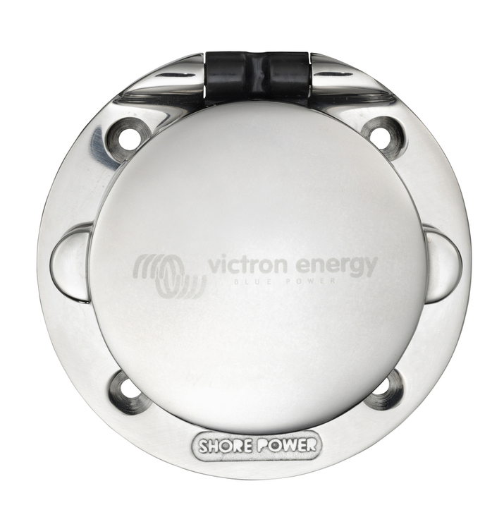 Victron Energy - Landströmsintag 16A/250V IP67, rostfritt stål
