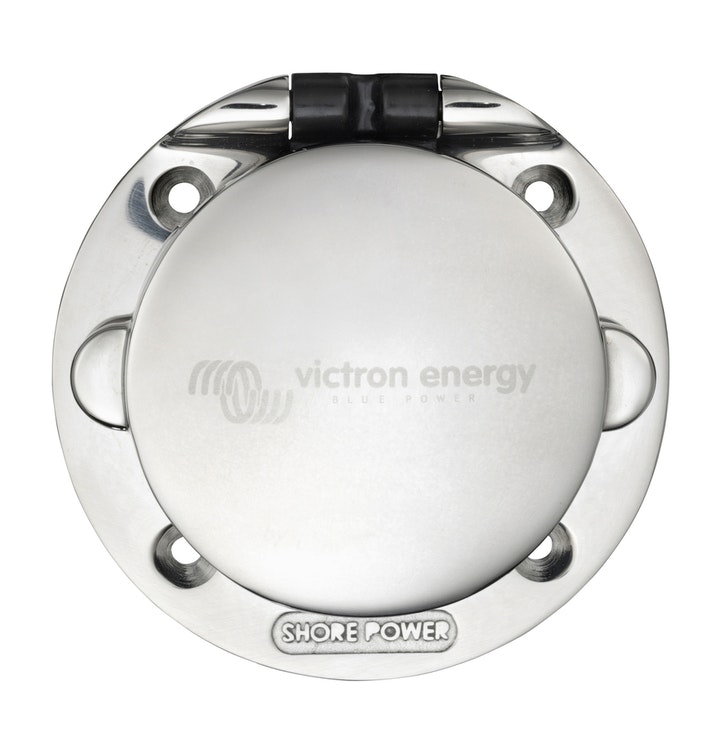 Victron Energy - Landströmsintag 32A/250V IP67, rostfritt stål