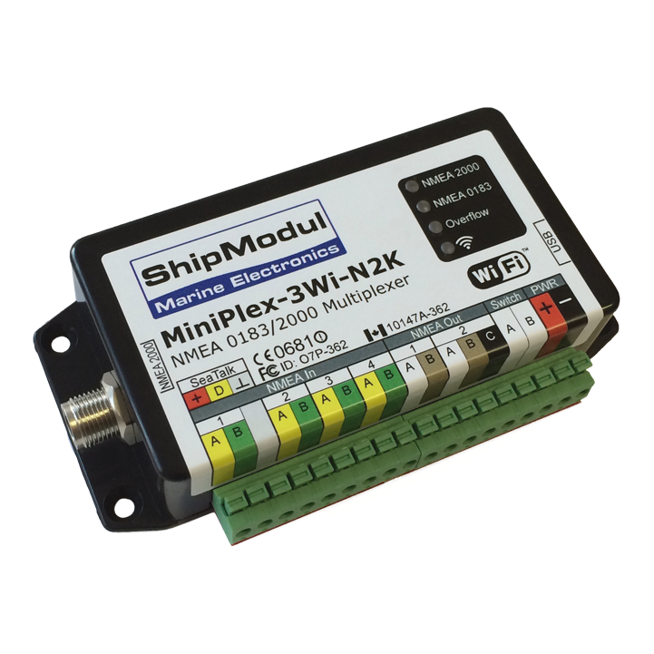 ShipModule 1137 – MiniPlex-3Wi-N2K, WLAN, USB und NMEA 2000