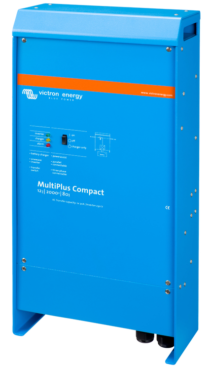 Victron Energy CMP122200000 – MultiPlus Compact 12/2000/80-30, 230 V, VE.Bus