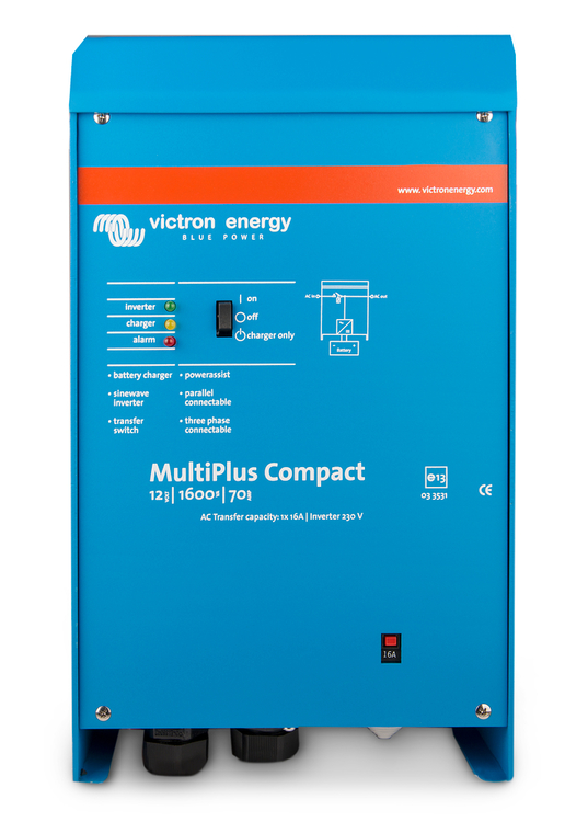 Victron Energy CMP121620000 - MultiPlus Compact 12/1600/70-16, 230V, VE.Bus