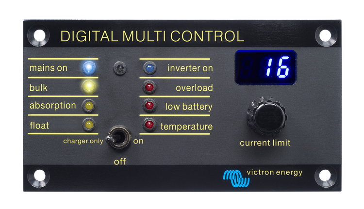 Victron Energy - Digital Multi Control 200/200A kontrolpanel til Multi og Quattro