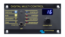 Victron Energy - Panel de control Digital Multi Control 200/200A para Multi y Quattro