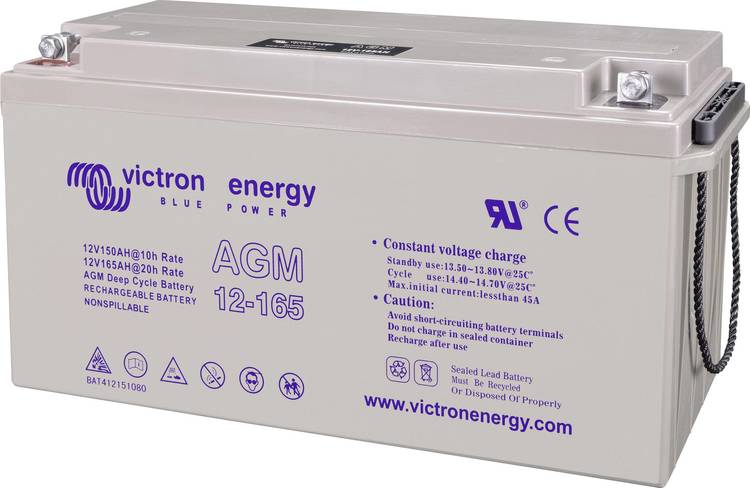 Victron Energy - GEL Battery 12V/165 Ah CCA (SAE) 850A
