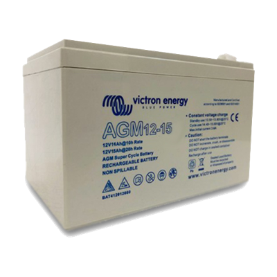 Victron Energy - AGM Super Cycle Batteri 12V/15Ah (Faston-tab 6.3x0.8mm)