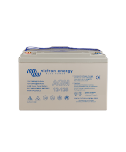 Victron Energy - AGM Super Cycle Batteri 12V/125Ah  CCA (SAE) 550, M8-gänga