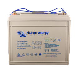 Victron Energy - AGM Super Cycle Batteri 12V/170Ah CCA (SAE) 600, M8-gänga