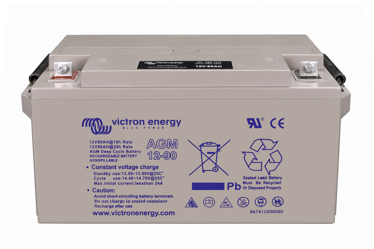 Victron Energy - AGM Batteri 12V/90Ah