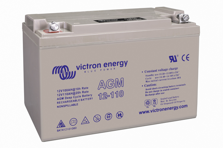 Victron Energy - AGM Batteri 12V/110 Ah CCA (SAE) 50