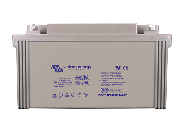 Victron Energy - AGM Batteri 12V/130 Ah CCA (SAE) 55