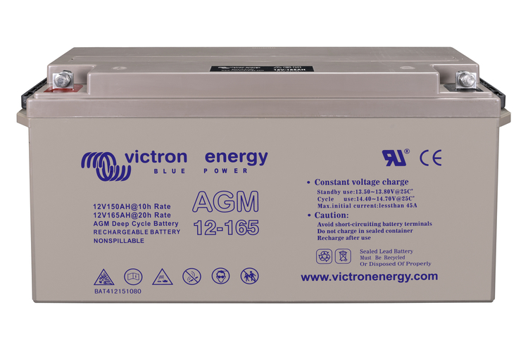 Victron Energy - AGM Batteri 12V/165 Ah  CCA (SAE) 55