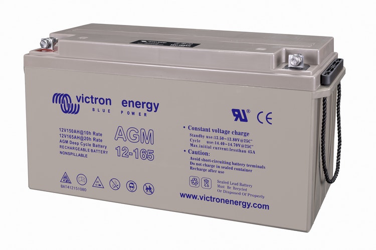 Victron Energy - AGM-batteri 12V/165 Ah CCA (SAE) 55