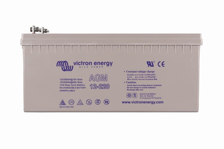 Victron Energy – AGM-akku 12V/220Ah CCA (SAE) 65