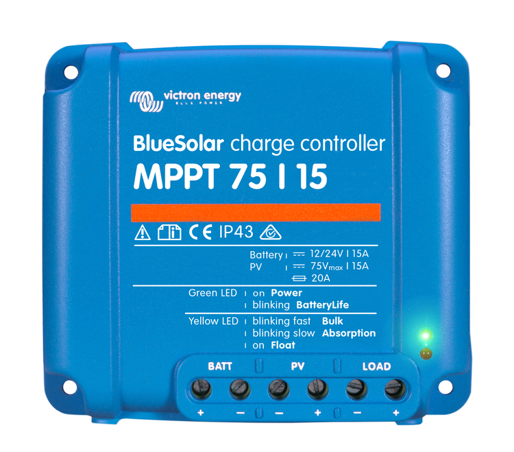 Victron Energy - BlueSolar MPPT 75/15 Solcellsregulator, utan BT