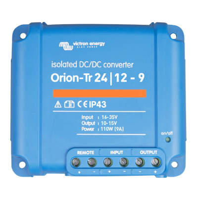 Victron Energy - Orion-Tr Isolerad DC-DC-omvandlare 24/12-9A (110W) - batteriladdare till
