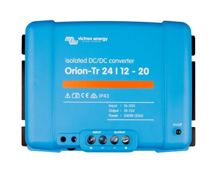 Victron Energy - Orion-Tr Isolerad DC-DC-omvandlare 24/12-20A (240W) - batteriladdare till