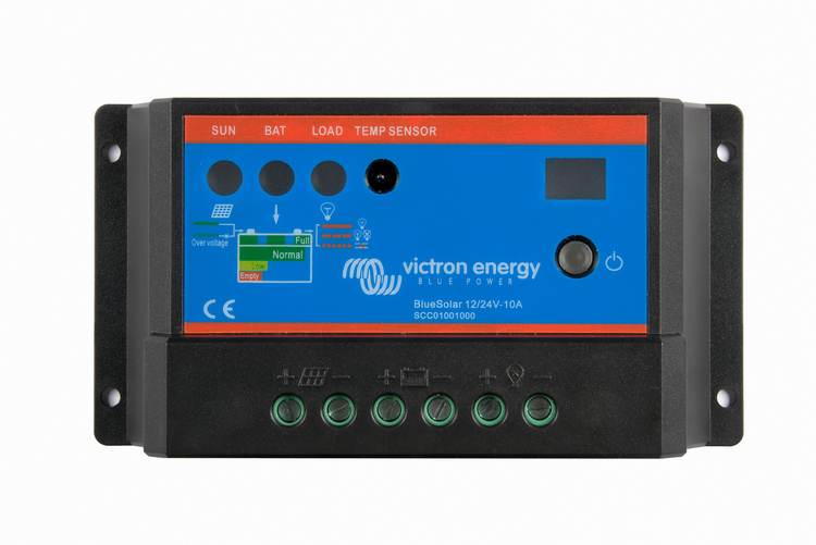 Victron Energy - BlueSolar PWM Light 12/24-10A Solcellsregulator, utan BT