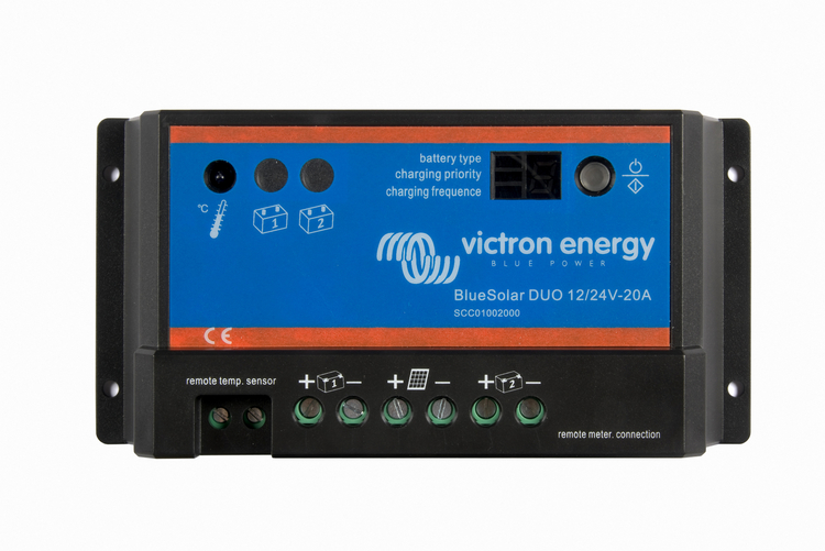 Victron Energy - BlueSolar PWM Light 12/24-20A Solcellsregulator, utan BT