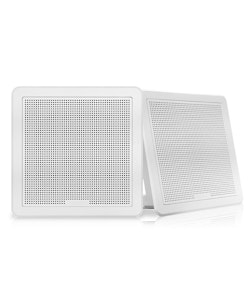 Fusion FM-F77SW - Speaker, FM Square, 7.7 inches, White