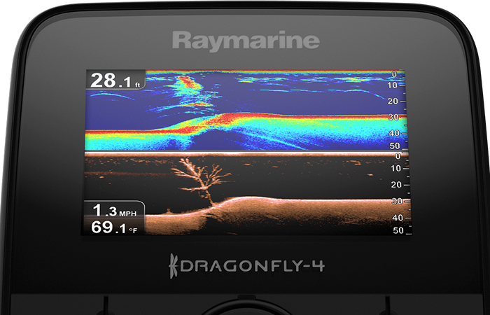 Raymarine - Dragonfly-5 Pro inkl. CPT-DVS givare (utan sjökort)