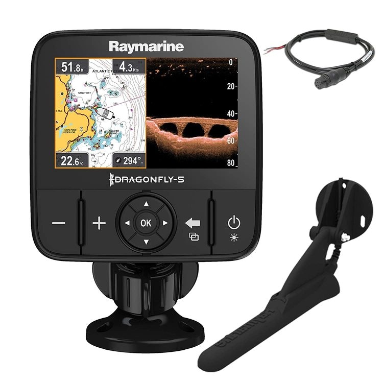 Raymarine - Dragonfly-5 Pro incl. CPT-DVS transmitter (without chart)