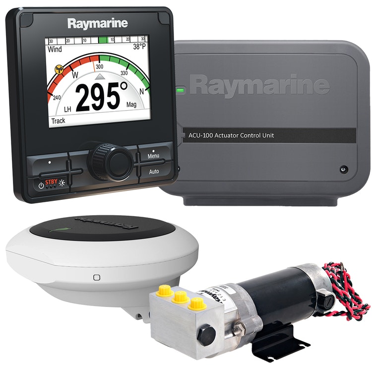  Raymarine - EV-100 Hydraulisk pilot med p70Rs, ACU-100 og 0,5L hydraulikpumpe