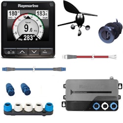 Raymarine - Väderpaket med i70s System - Vindgivare, fart/djup/temp-kombigivare
