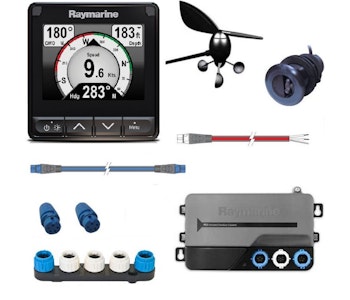 Raymarine - Väderpaket med i70s System - Vindgivare, fart/djup/temp-kombigivare
