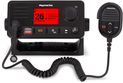 Raymarine – Ray73 UKW-Funkgerät mit Dual-Station-Funktion, GPS, AIS-Empfänger und Megafon-Ausgang