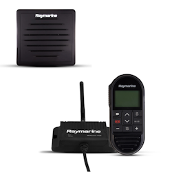 Raymarine – kabellose erste Station Ray 63/73 inklusive kabellosem Handgerät, kabellosem Hub und aktivem Lautsprecher