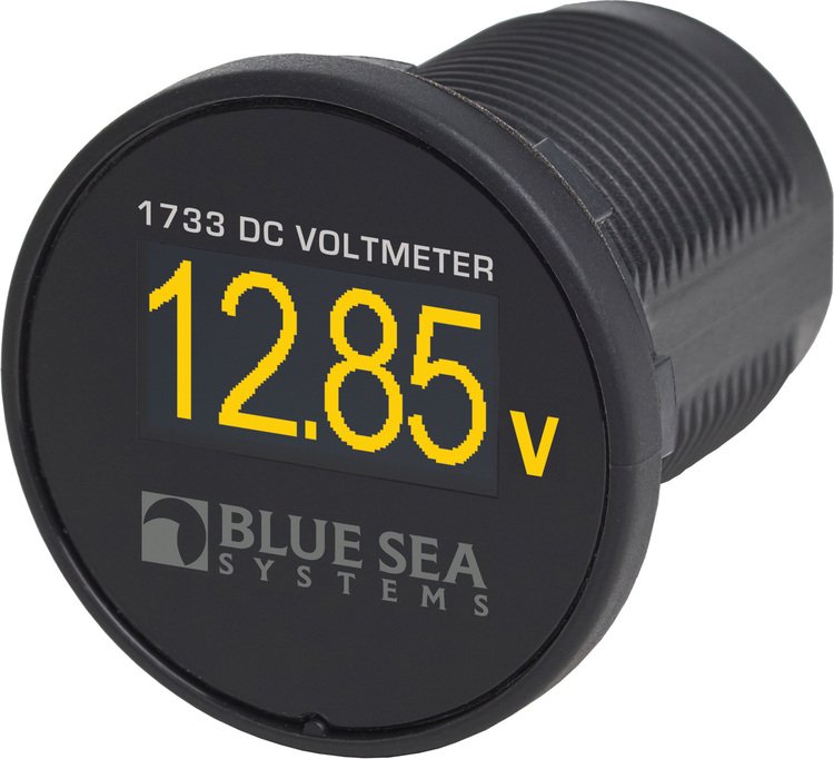Blue Sea Systems 1733B - Blue Sea Systems Meter Mini OLED DC Voltage (Bulk)