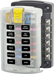 Blue Sea Systems - Fuse holder 12 fuses