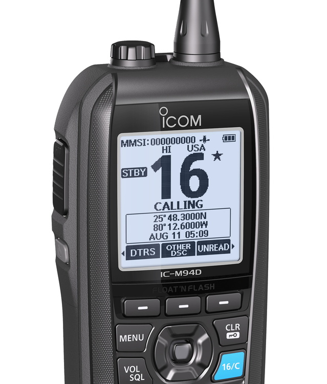 Icom 80394 - IC-M94DE Bärbar Marinradio med AIS, GPS & DSC