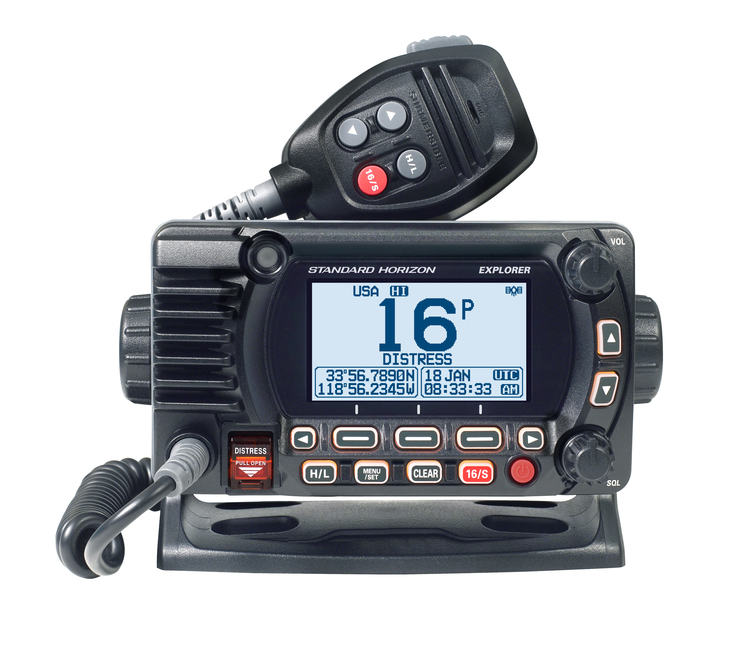  Standard Horizon - Kiinteä VHF 25 W, mahdollisuus toiseen asemaan ja NMEA2000