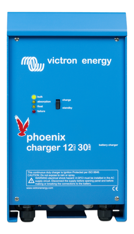 Victron Energy - Phoenix batteriladdare 12V/30A 2+1 utgångar