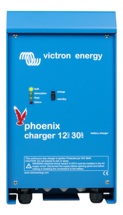 Victron Energy - Phoenix akkulaturi 12V/30A 2+1 lähtöä