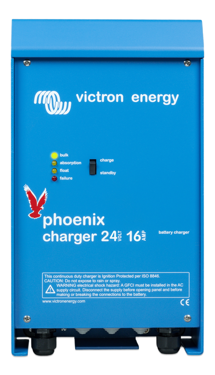 Victron Energy - Phoenix akkulaturi 24V/16A 2+1 lähtöä