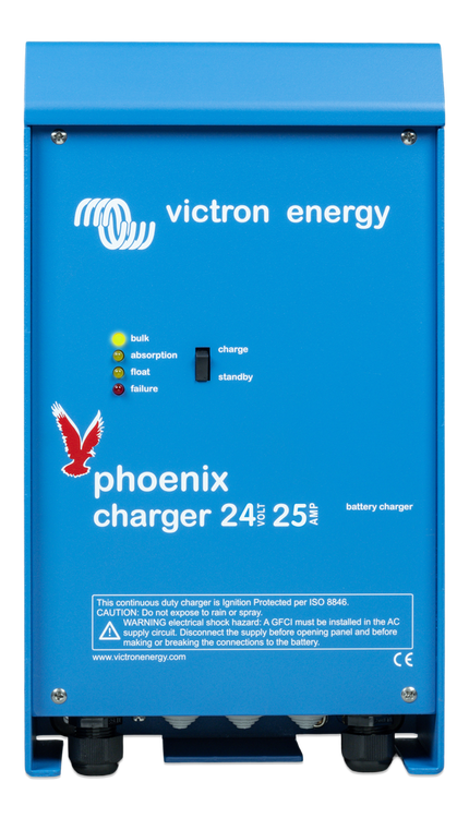 Victron Energy - Phoenix battery charger 24V/25A 2+1 outputs